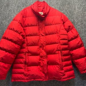 St John’s Bay puffer jacket. Woman’s size XL Red